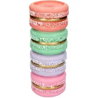 Wants and Needs Kerzenhalter ''Macaron'' in Bunt - (H)25 x Ø 10 cm - onesize