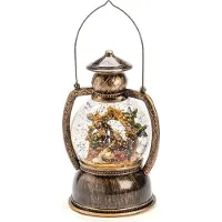 Konstsmide - LED Kugellaterne "Weihnachtskrippe", wassergefüllt, warm weiß, batteriebetrieben, Innen, ; 3499-000