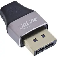 InLine 17291B, DisplayPort, Mini DisplayPort, Schwarz, Grau