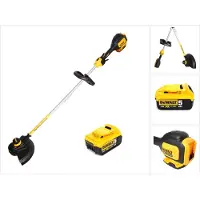 DeWalt DCM 561 PBS Akku Rasentrimmer 18V Brushless + 1x Akku 5,0Ah - ohne Ladegerät