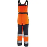 TeXXor Warnschutz-Latzhose "BUFFALO" orange/marine - 30