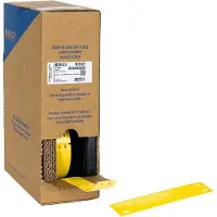 Brady BM71-15x75-7598-YL, Polyester, Gelb, Glänzend, 15.00 x 75.00 mm, nicht klebend, Grossrolle (2