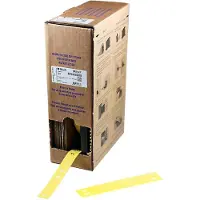 Brady BM7-10x60-7643-YL, Heatex Schilder, Gelb, matt, 10.00 x 60.00 mm, nicht klebend, Grossrolle (