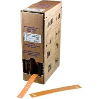 Brady BM7-10x75-7643-OR, Heatex Schilder, Orange, matt, 10.00 x 75.00 mm, nicht klebend, Grossrolle
