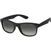 Polaroid Square Unisex Matte Schwarz Grau Polarisierte Sonnenbrille