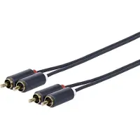 VivoLink PRORCARCA30, 2 x RCA, Männlich, 2 x RCA, Männlich, 30 m, Schwarz