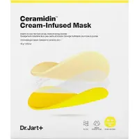 Dr.Jart+ Ceramidin Creme-Gesichtsmaske f r trockene Haut mit Ceramiden und Panthenol | Tuchmaske | Koreanische Hautpflege 1 Packung