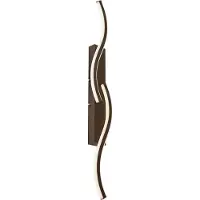 QAZQA Design Wandleuchte DunkelBronze 3 Stufen Dimmbar 2 Licht Bummy