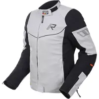 Rukka AirGobina 2.0 Damen Schwarz Grau Motorrad Textiljacke Größe 34