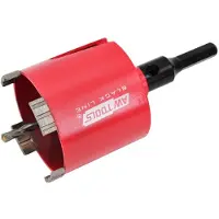 AWTOOLS Diamant-Krone Sechskant 82Mm