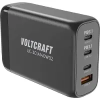 Voltcraft UC-3C1A140W02 AC/DC Tisch- und Steckernetzteil Steckdose Innenbereich USB-A USB-C (VC-16619010)