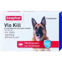 Beaphar Floh Kill+ - Hund ab 11 kg - 6 Tabletten