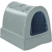 Imac Katzentoilette Zuma mit Schiebeschublade Taupe