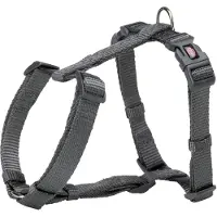 Trixie Premium H-Geschirr - grafit - 52–75 cm/20 mm