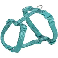 Trixie Premium H-Geschirr - aqua - 60–87 cm/25 mm