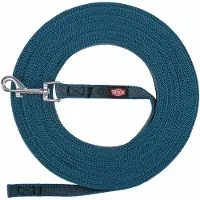 Trixie Schleppleine gummiert S-M, 10 m, Petrol