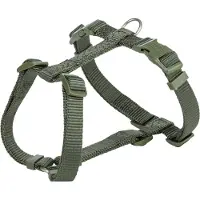 Trixie Premium H-Geschirr - olivgrün - 42–60 cm/15 mm