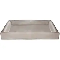 Bia Bed Bia Kunstleder-Bezug - Taupe - 100 x 120 cm