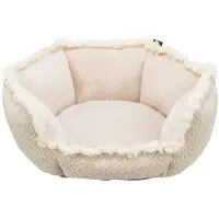 Trixie Boho Hundekorb - 50 x 50 cm - Sand/Beige