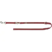 Trixie Hondenriem Premium Verstelbaar Sangria Rood - 200X2 Cm