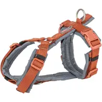 Trixie Premium Trekking Geschirr, rost/grafit, M
