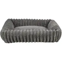 Trixie Hundebett Lonni in Breitcord-Optik grau