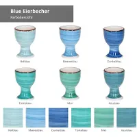 MamboCat 6er Set Eierbecher Blue - 24327040