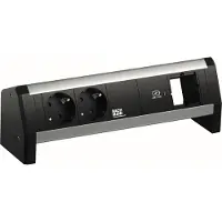 Bachmann DESK 2xSchutzkontakt USB C, USB Charger 30W 1xABD GST18