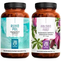 NATURTREU Anti-Stress Paket: Ruhepol & Felsenfest - 98,4 g