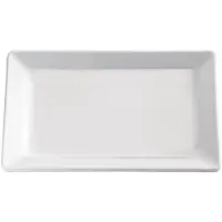 HorecaTraders Fad Pure 1/4 GN 26.5x16.2x3 cm Rektangulær Melamin Hvid,1 stk
