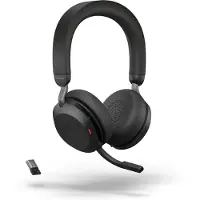 Jabra Evolve2 75 USB-A Kabelloses Office-Headset Schwarz