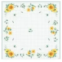Dunicel Dug Stikdug 84x84 cm Sunflower Day,5 pk x 20 stk/krt