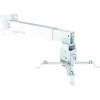 Puremounts - PM-SPIDER-40W weiß - Decken- / Wandhalterung für Beamer, Abstand 430 - 650mm
