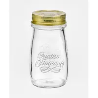 Bormioli Rocco Saftflaske Quattro Stagioni 0.2 ltr Ø6.4x11.65 cm med Låg,1 stk