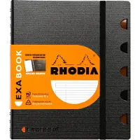 Rhodia Notesbog Rhodia Exabook, A5+, linjeret, 80 ark, 80 g, med 5 faner