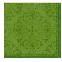 Duni Serviet Dunilin 40x40 cm Opulent Leaf Green,12 pk x 45 stk/krt