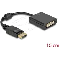 DeLOCK Adapter DP 1.1 Stecker zu DVI Buchse Passiv Schwarz