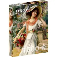 Enjoy Puzzle Emile Vernon: Blumengarten 1000 Teile