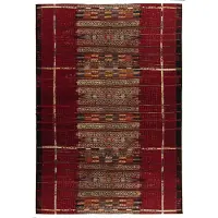 Gino Falcone Teppich "Outdoor-Africa 38", rechteckig, 5 mm Höhe, Flachgewebe, Ethno Style, In- und Outdoor geeignet