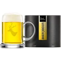 Eisch Germany Bierkrug "CHALET", (1 tlg.), Hirschmotiv, mundgeblasen, 300 ml, Made in Germany