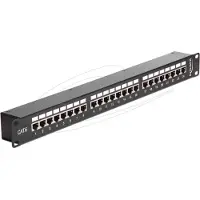 DeLOCK Patch-Panel mit Kopplern - 1U - 19"