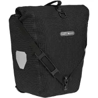 Ortlieb Back-Roller High Visibility Single QL2.1 in Schwarz Reflex (20 Liter), Fahrradtasche