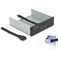 DeLOCK Front Panel 2x USB-A für 5.25-Schacht