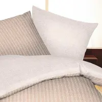 TRAUMSCHLAF Biber Bettwäsche Eternity Combo natur 200x200 cm + 2x 80x80 cm