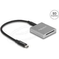 DeLOCK Card Reader Extern USB-C für SD Express-Speicherkarten