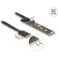 DeLOCK Riser Karte NVMe M.2 Key A+E Stecker zu Key M Slot mit 20 cm Kabel