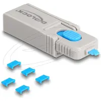 DeLOCK Micro USB Port Blocker Set für Micro USB Buchse 5 Stück