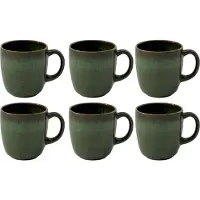Villeroy & boch Kaffeebecher Lave Dark Green 160ml (6er-Set)