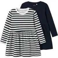 Name it Minikleid "NMFVIVIA LS DRESS 2P NOOS" Packung, 2 Stk. tlg.