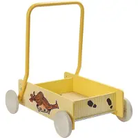 Peppi Pitkätossu Lauflernwagen, Gelb, Babyspielzeug